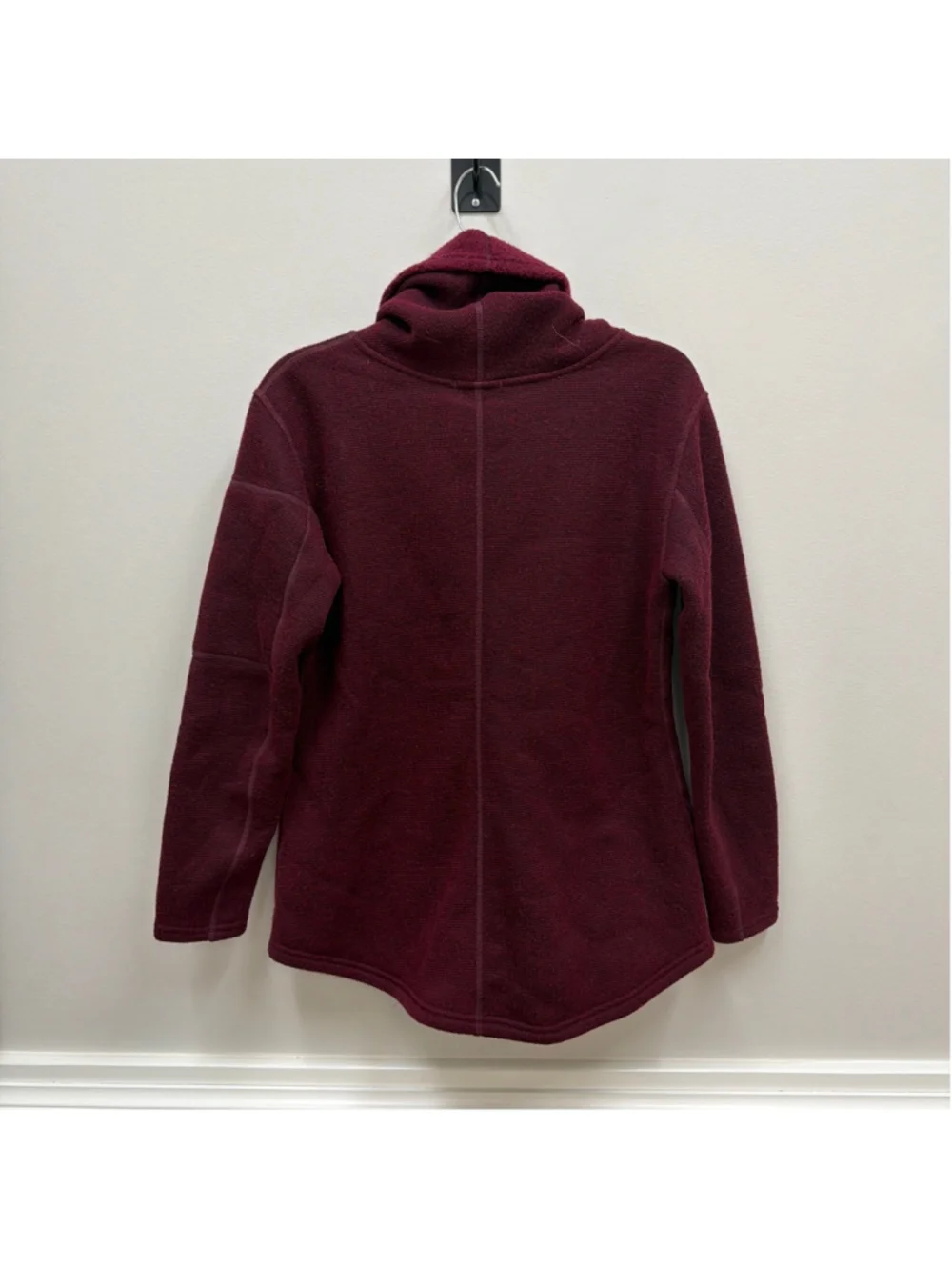 Smartwool Hudson Trail Pullover Fleece Sz Small in Tibetan Red! - Picture 7 of 8